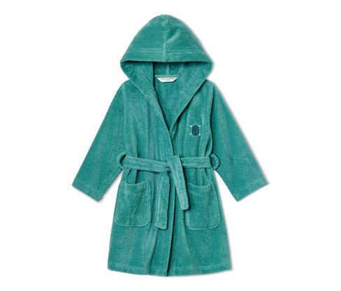 Tchibo - Dětský župan - pro ženy - vel. 98/104 - barva: tyrkysová