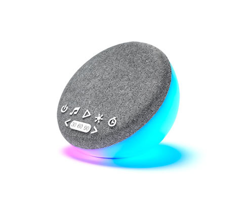 Tchibo - Pomůcka pro usínání s reproduktorem a přírodními zvuky - barva: bílá