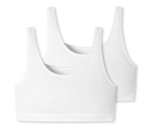 Podprsenky s biobavlnou Schiesser - pro ženy - vel. 36 - barva: bílá