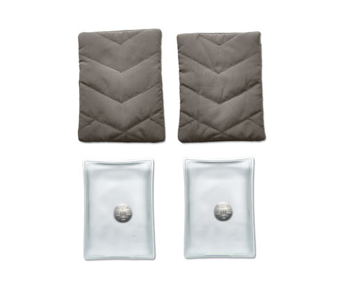 Tchibo - Hřejivé polštářky do kapsy - barva: béžová