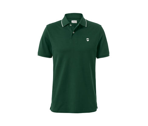 Tchibo - Polokošile z piké - pro muže - vel. S 44/46 - barva: zelená