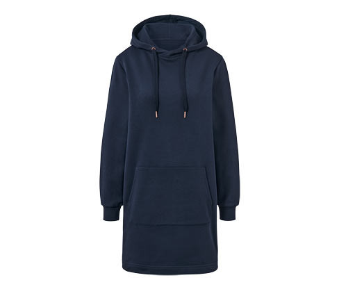 Tchibo - Pohodlné šaty - pro ženy - vel. S 36/38 - barva: modrá