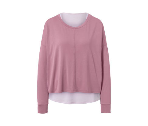 Tchibo - Sportovní triko 2 v 1 - pro ženy - vel. S 36/38 - barva: růžová