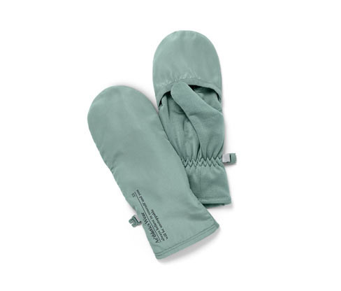 Tchibo - Běžecké rukavice s návlekem přes prsty - pro ženy - vel. 6,5 - barva: zelená