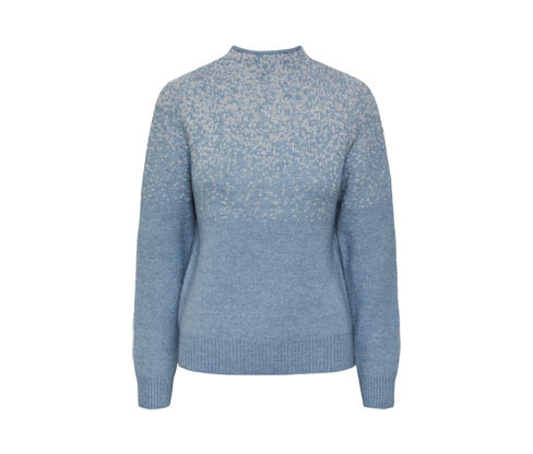Tchibo - Svetr s lesklou přízí - pro ženy - vel. XS 32/34 - barva: modrá