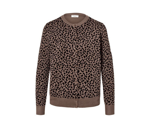 Tchibo - Svetr z jemného úpletu s potiskem - pro ženy - vel. S 36/38 - barva: černá/s potiskem