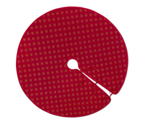 Tchibo - Podložka pod vánoční stromek - barva: červená