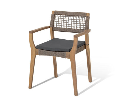 Tchibo - Stohovatelná jídelní židle včetně sedáku - barva: béžová