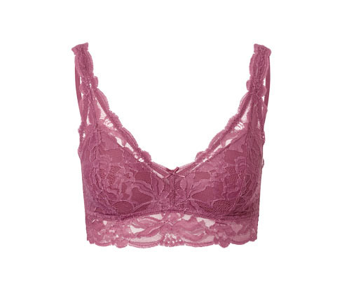 Tchibo - Krajková podprsenka - pro ženy - vel. 34 - barva: růžová