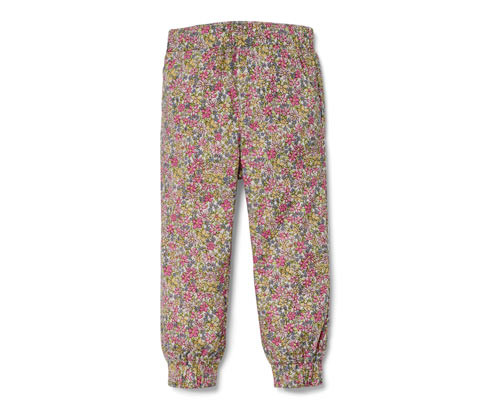 Tchibo - Dětské navlékací kalhoty – Fit »Ella« - pro dívky - vel. 86/92 - barva: vícebarevná