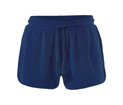 Tchibo - Froté šortky - pro ženy - vel. XS 32/34 - barva: modrá