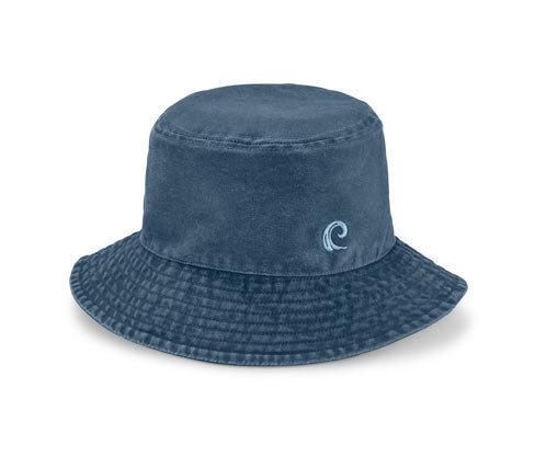 Tchibo - Dětský rybářský klobouk - pro ženy - vel. 49-52 cm - barva: modrá