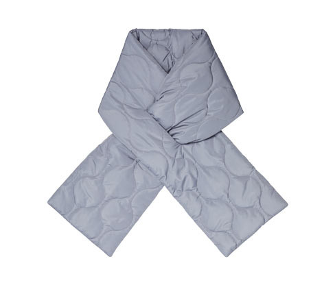 Tchibo - Prošívaná šála - barva: šedá