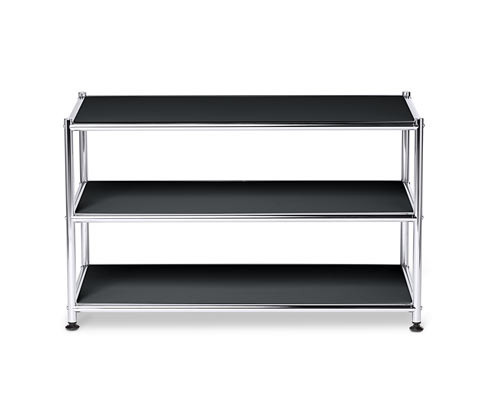 Tchibo - Kovový odkládací stolek CN3 - barva: černá