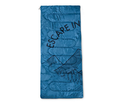 Tchibo - Dekový spací pytel 4 v 1 - barva: modrá