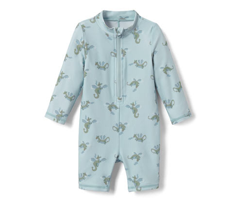 Tchibo - Overal s UV ochranným faktorem 80 pro miminka - pro miminko - vel. 62/68 - barva: modrá/s potiskem