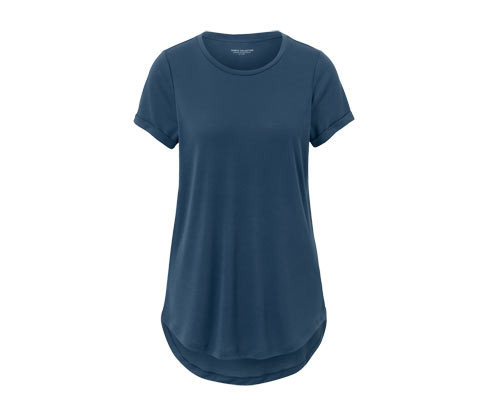 Tchibo - Dlouhé tričko - pro ženy - vel. XS 32/34 - barva: modrá