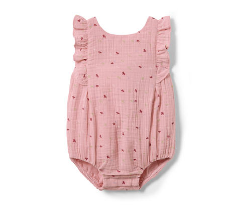 Tchibo - Dupačky pro miminka - pro miminko - vel. 50/56 - barva: růžová/s potiskem