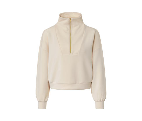 Tchibo - Prémiový svetr troyer - pro ženy - vel. XS 32/34 - barva: béžová