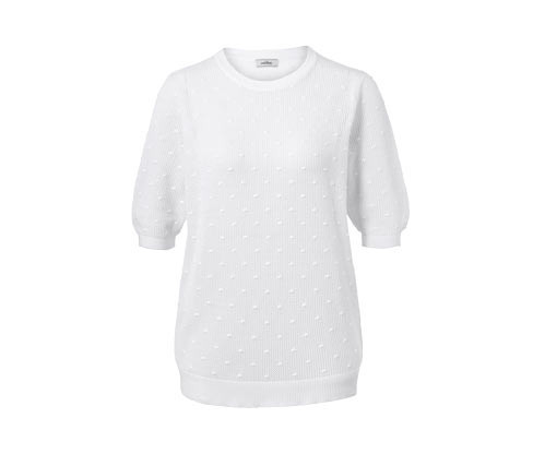 Tchibo - Letní pletený svetr - pro ženy - vel. S 36/38 - barva: bílá