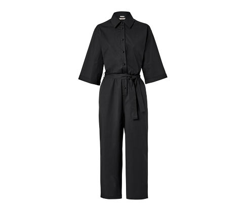 Tchibo - Popelínový overal - pro ženy - vel. 36 - barva: černá
