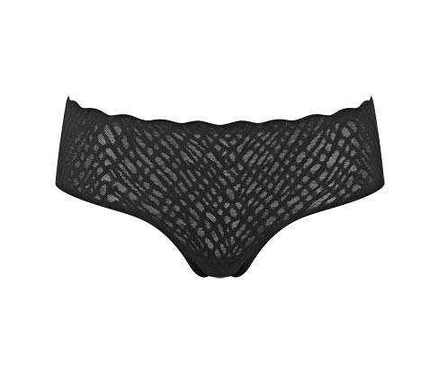 Bokové kalhotky sloggi Zero Feel Bliss Hipster - pro ženy - vel. S 36/38 - barva: černá/žakár