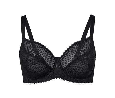 Tchibo - Podprsenka s kosticemi - pro ženy - vel. 75D - barva: černá