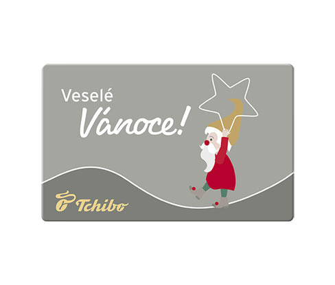 Tchibo - Dárková karta »Veselé Vánoce« - 1 000 Kč