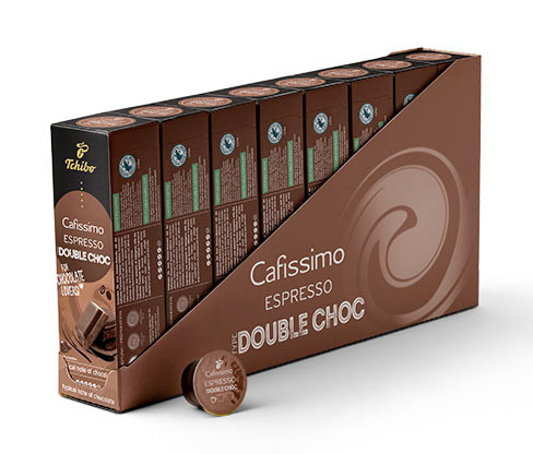 Cafissimo Flavoured Espresso – Double Choc – 80 kapslí - Intenzita: 5/6