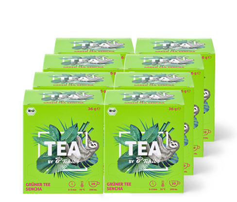 BIO zelený čaj TEA by Tchibo Sencha – 8 × 20 × 1,8 g