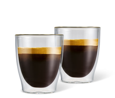 Tchibo - 2 sklenice Caffè Crema s dvojitými stěnami