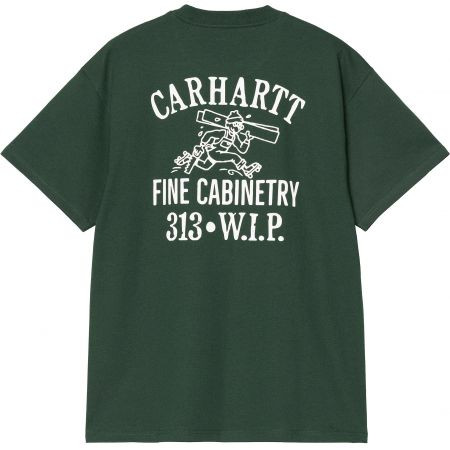 Triko Carhartt Wip Cabinetry S/S - Zelená - L