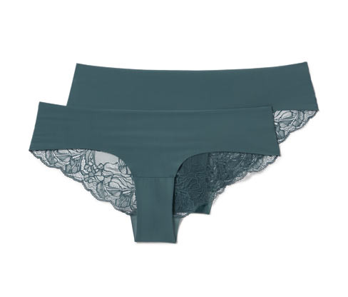Tchibo - Brazilské kalhotky Magic Cut - pro ženy - vel. XS 32/34 - barva: zelená