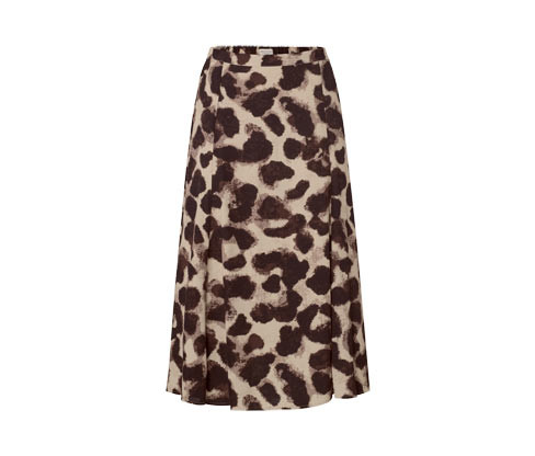 Tchibo - Midi sukně s potiskem - pro ženy - vel. 36 - barva: černá/s potiskem