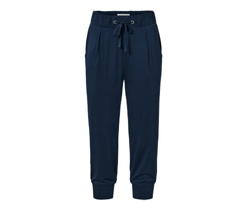 Tchibo - 3/4 žerzejové kalhoty - pro ženy - vel. S 36/38 - barva: modrá