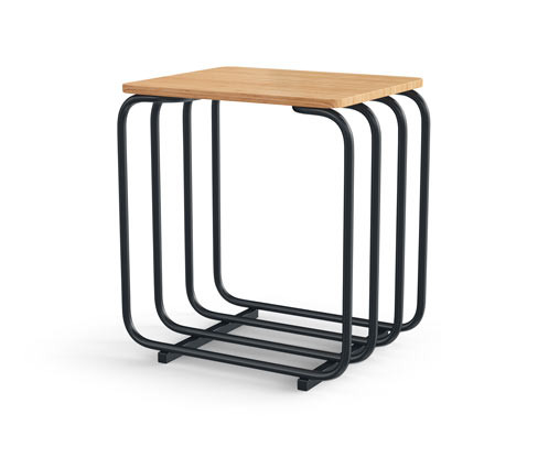 Tchibo - Stolička - barva: hnědá