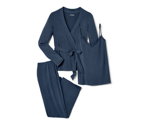 Tchibo - Pyžamová souprava - pro ženy - vel. S 36/38 - barva: modrá
