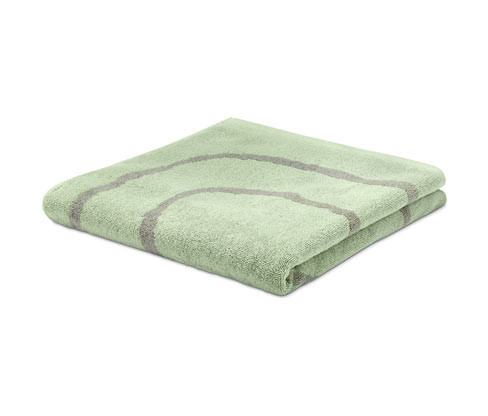 Tchibo - Žakárová osuška - barva: zelená