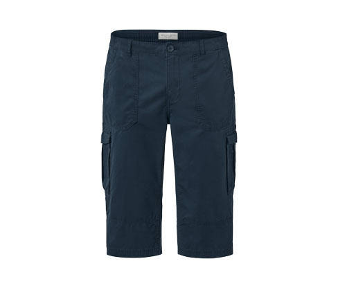 Tchibo - Cargo bermudy ve 3/4 délce - pro muže - vel. 32 - barva: modrá