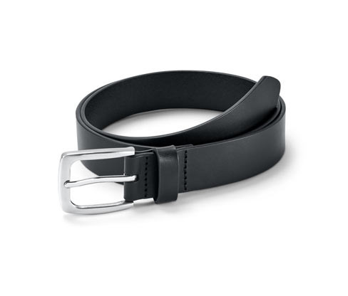Tchibo - Kožený opasek - pro ženy - vel. 85 CM - barva: černá