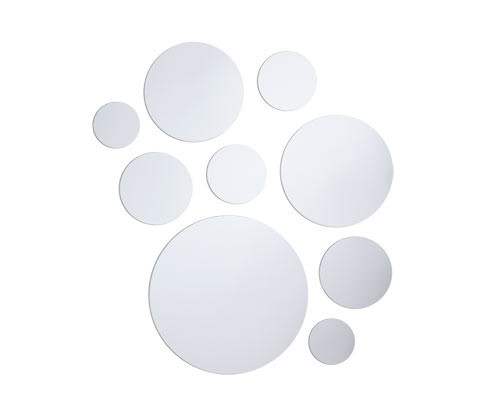 Tchibo - Samolepicí zrcadlové nálepky, 9 ks