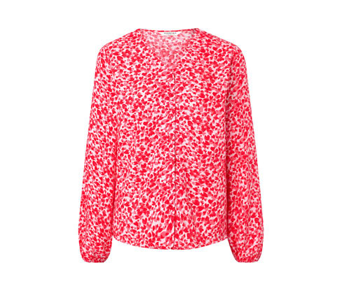 Tchibo - Halenka s potiskem - pro ženy - vel. 34 - barva: červená