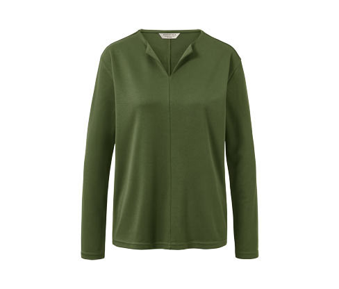 Tchibo - Halenkové triko - pro ženy - vel. S 36/38 - barva: zelená