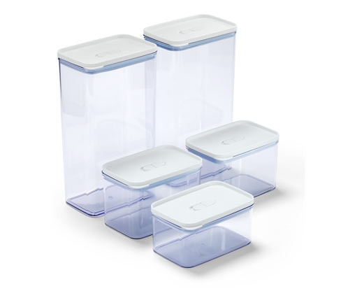 Tchibo - Dózy na potraviny - barva: bílá