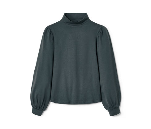 Tchibo - Dětské triko s dlouhým rukávem - pro dívky - vel. 122/128 - barva: modrá