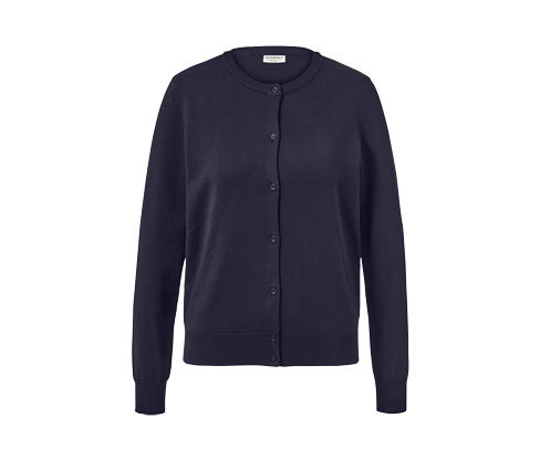 Tchibo - Kardigan z jemného úpletu - pro ženy - vel. S 36/38 - barva: modrá