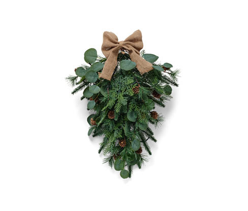 Tchibo - Dekorace na dveře s LED - barva: zelená