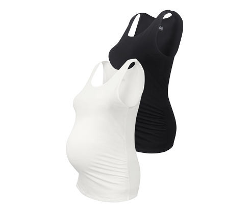 Tchibo - Těhotenské topy - pro ženy - vel. S 36/38 - barva: černá