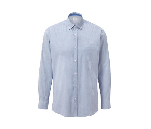 Tchibo - Košile - pro muže - vel. M 39/40 - barva: modrá/s proužky
