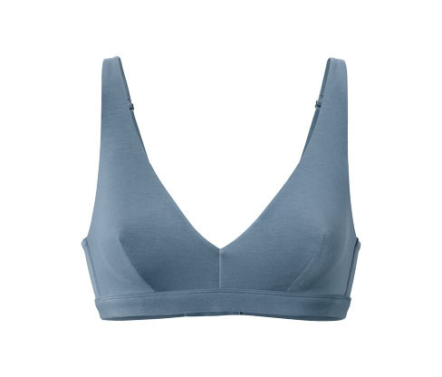 Tchibo - Měkká podprsenka - pro ženy - vel. 75A - barva: modrá